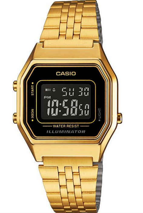 real gold digital watch